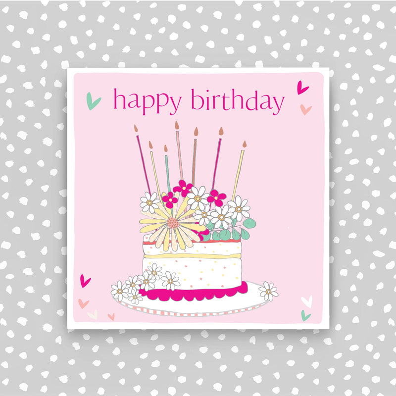 Happy Birthday - Cake Greeting Card (CB249)