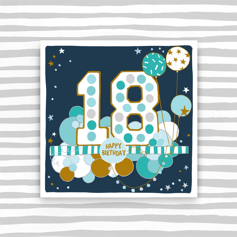CB263 - 18th Male Birthday Card