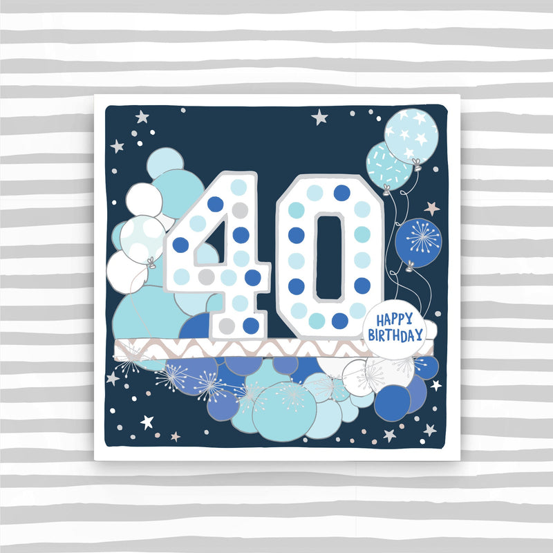 CB266 - 40th Male Birthday Card