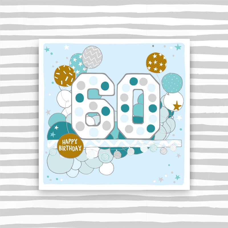 CB268 - 60th Male Birthday Card