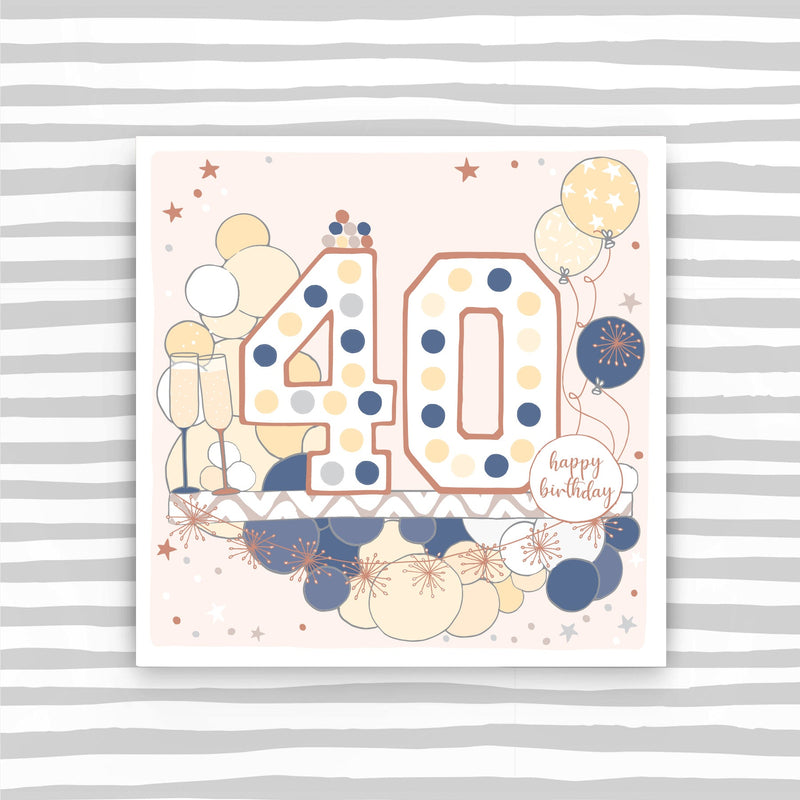 CB276 - 40th Female Birthday Card