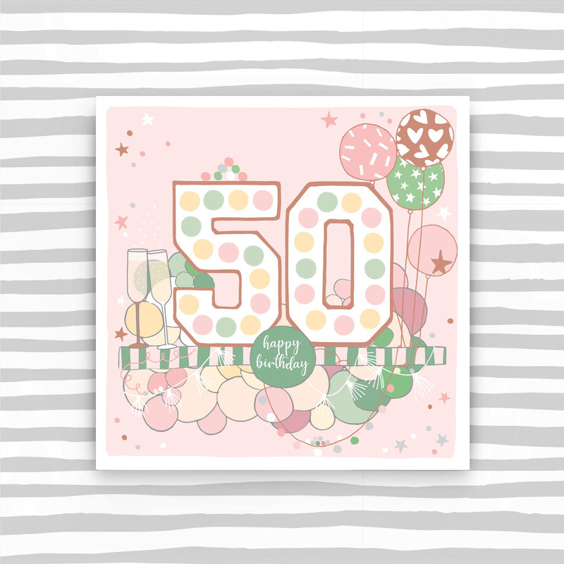 CB277 - 50th Female Birthday Card