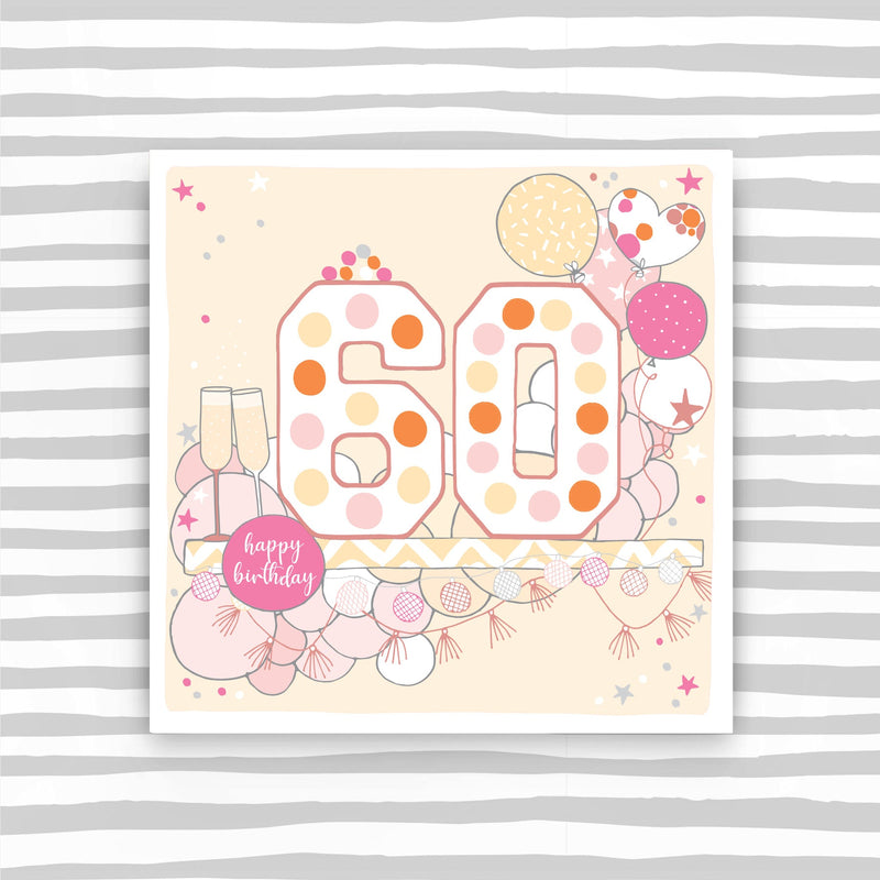 CB278 - 60th Female Birthday Card