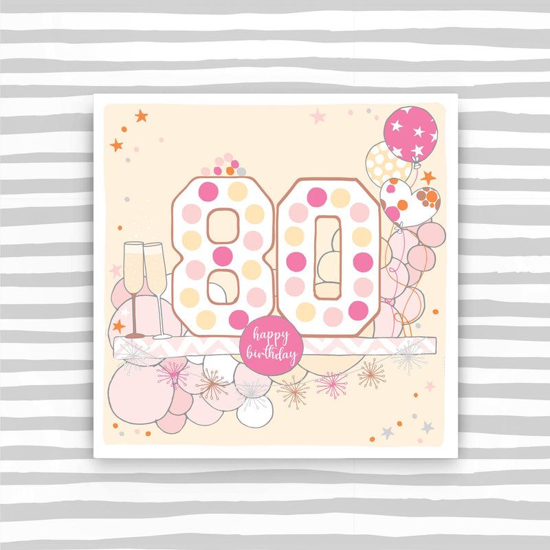 CB280 - 80th Female Birthday Card
