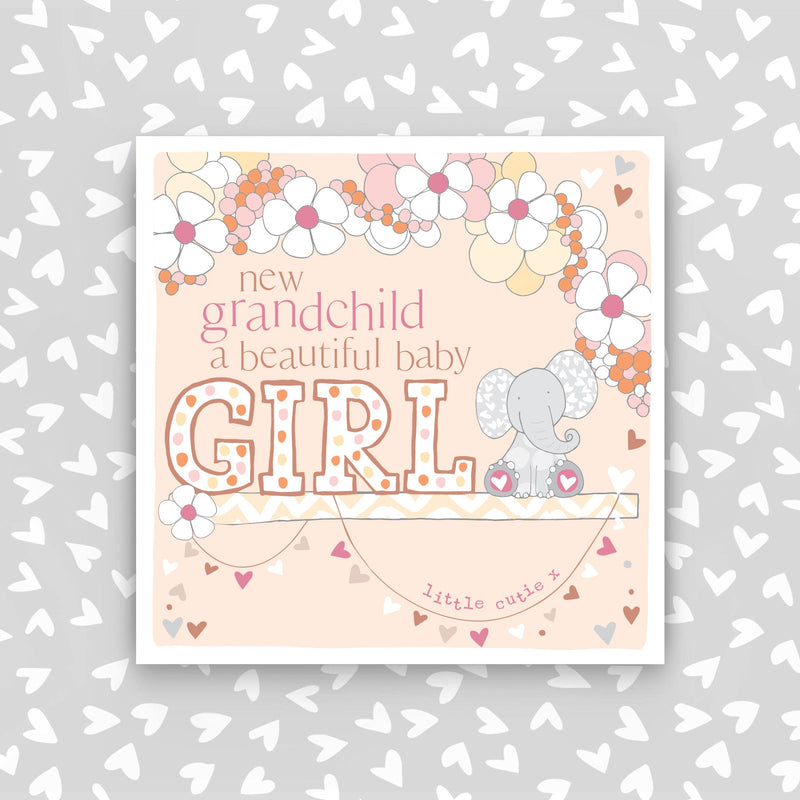 CB285 - New Granddaughter, beautiful baby girl greeting card