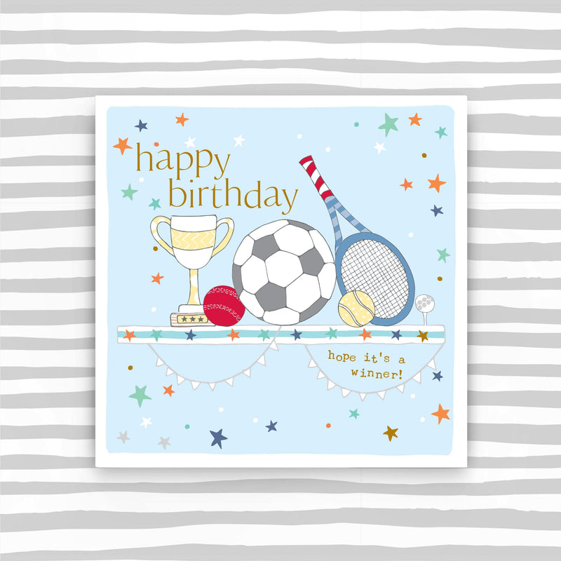 CB297 - Happy birthday - sports shelf greeting card