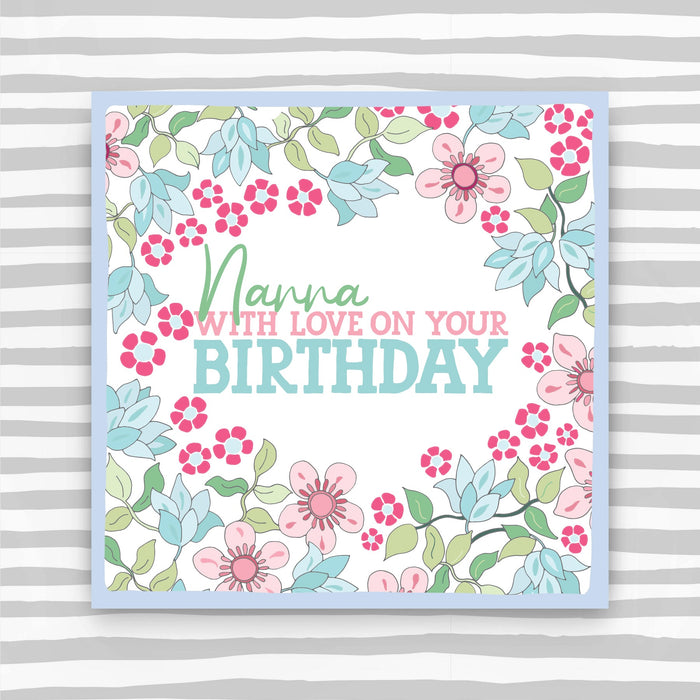 Nanna with love on your Birthday Card (CK51)