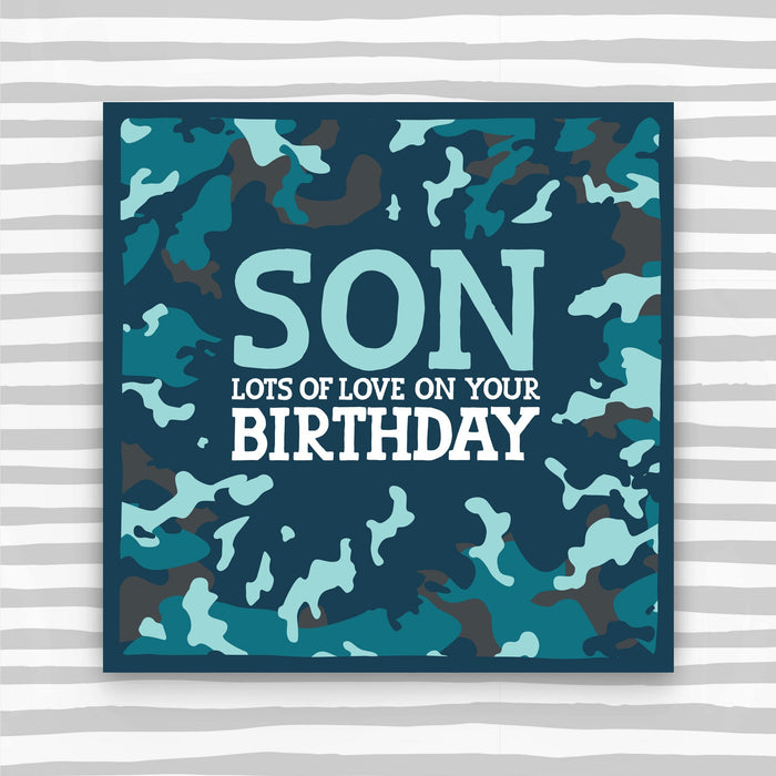 Son lots of with love on your Birthday Card (CK61)