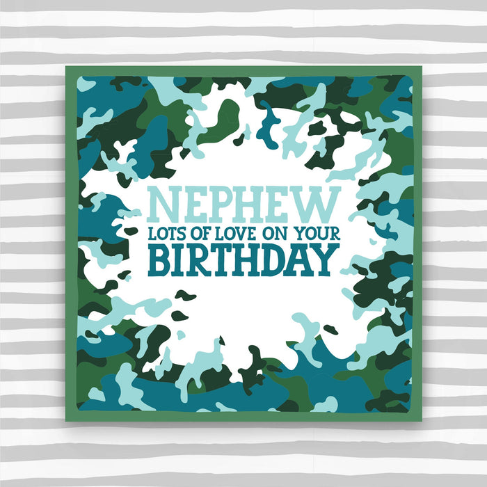 Nephew with lots of love on your birthday card (CK71)