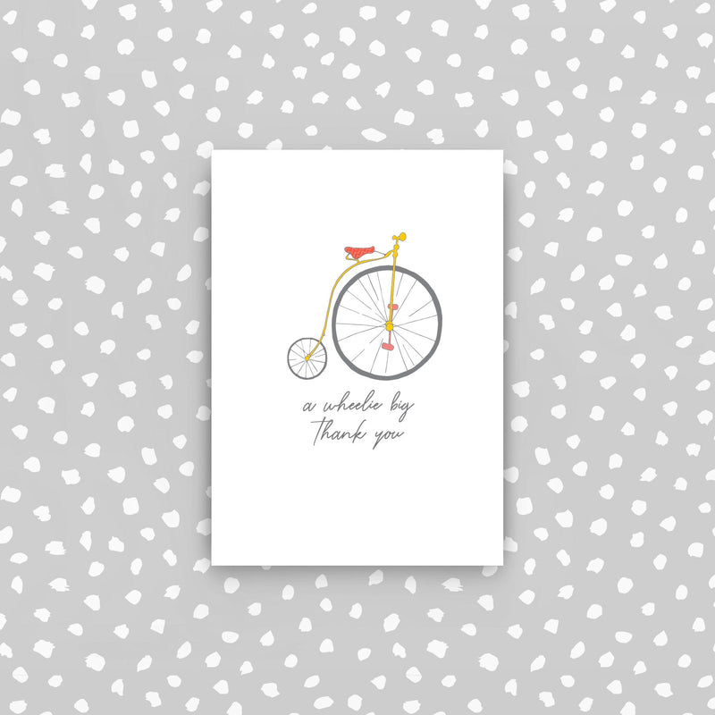 D10 - Penny farthing mini card