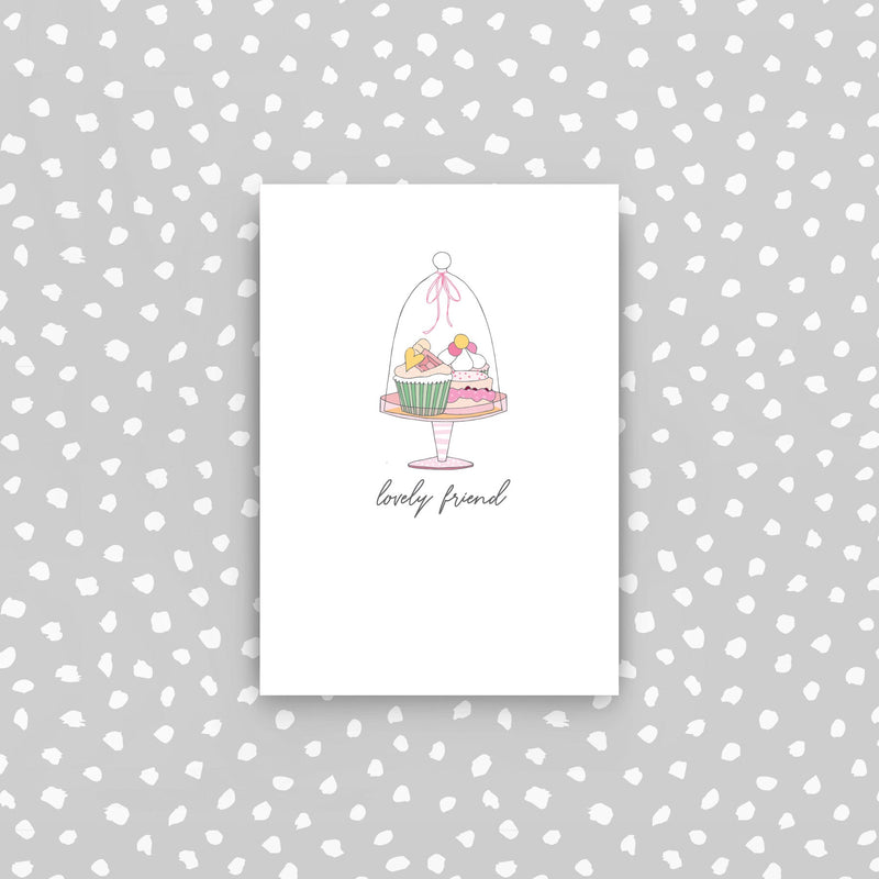D14 - Cake stand mini card