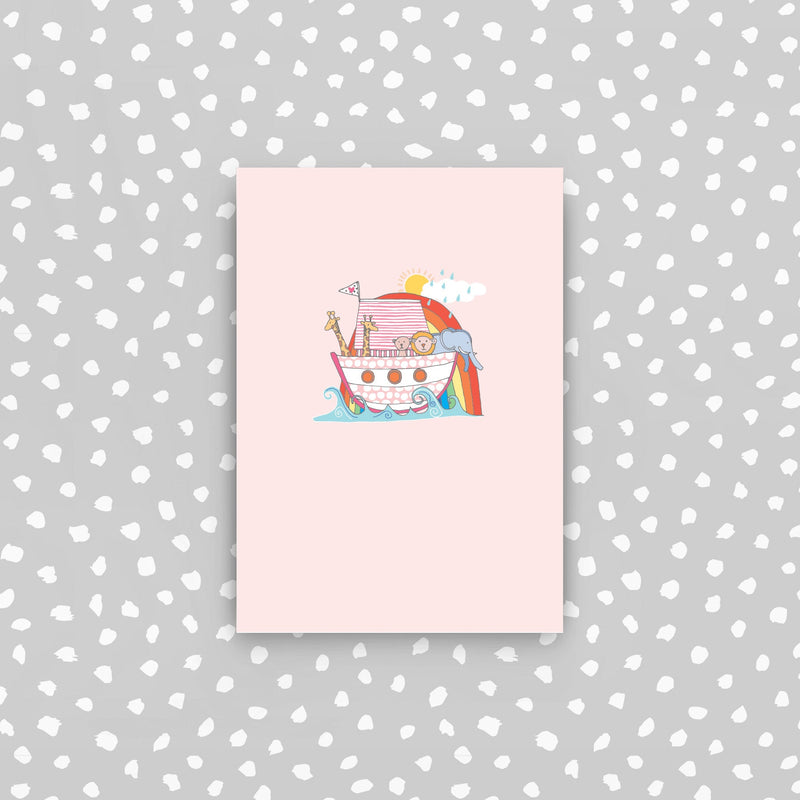 D28 - Ark on pink mini card