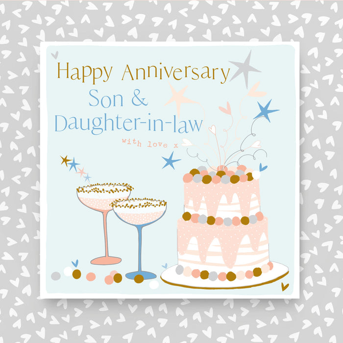 Son & Daughter Anniversary Greeting Card (FB222)