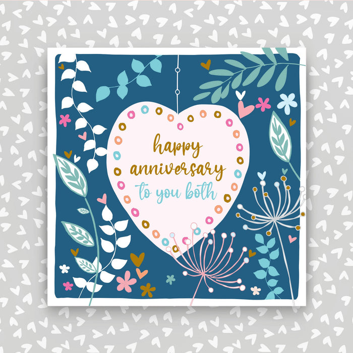 Happy Anniversary to you both greeting card (FB239)