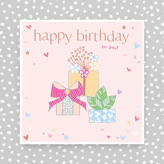 Happy Birthday - Presents greeting card (FB248)