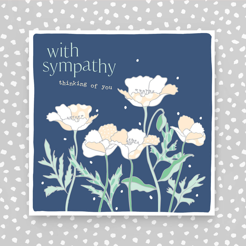 With Sympathy - thinking of you Greeting Card (FB273)
