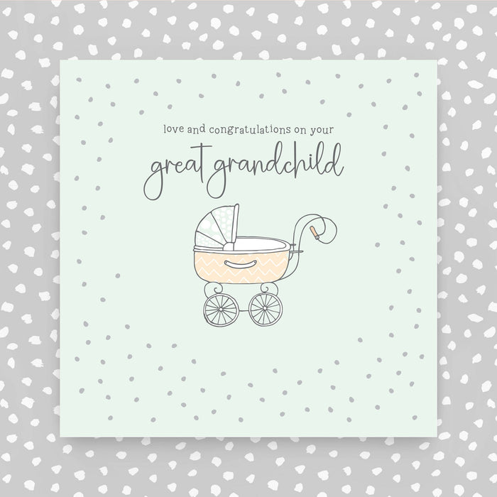 Congratulations on your new Great grandchild greeting card (GR08)