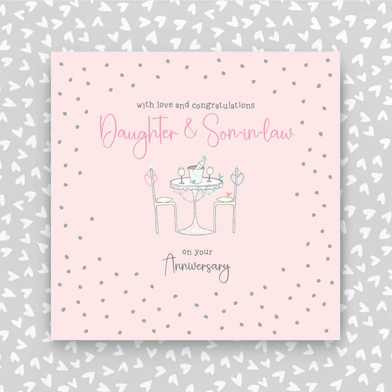 Daughter and Son-in-law on your Anniversary greeting card (GR110)