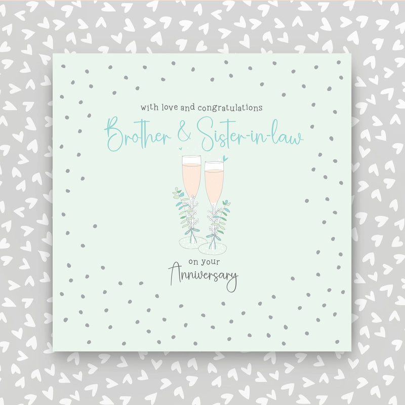Brother & Sister-in-law on your Anniversary greeting card (GR113)