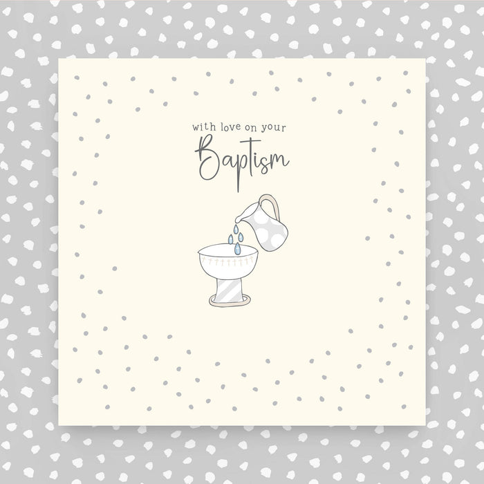 With Love on your Baptism greeting card (GR15)