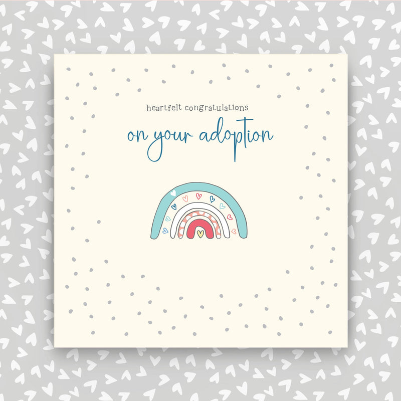 Heartfelt congratulations on your Adoption greeting card (GR18)