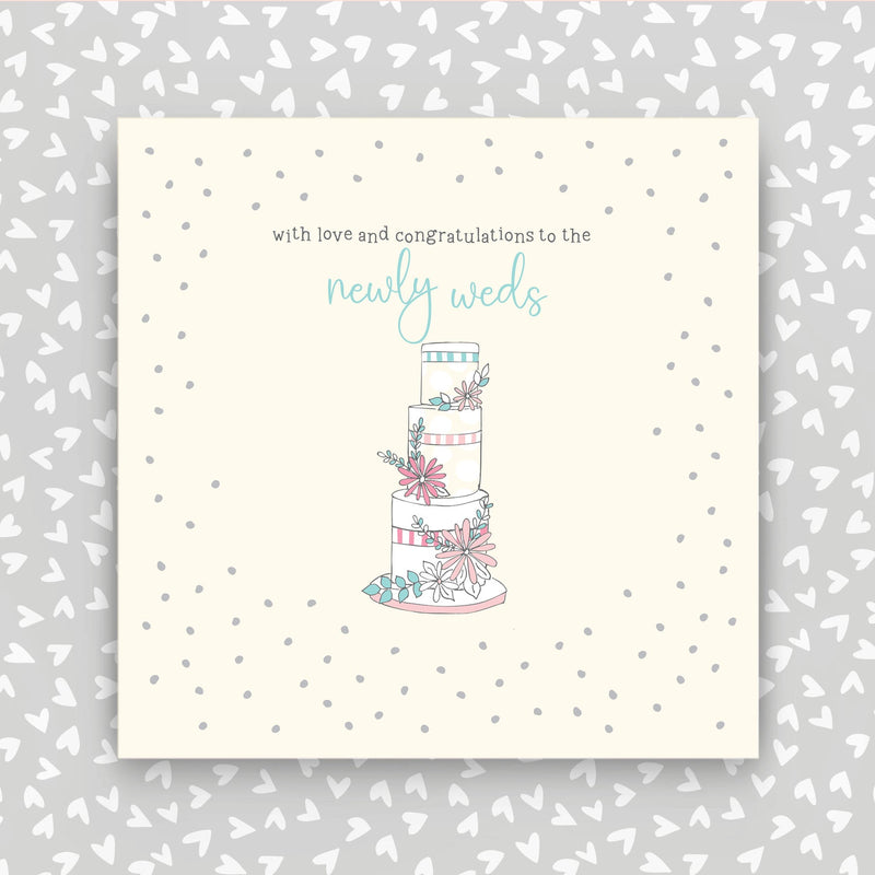 Congratulations on the newly weds greeting card (GR21)