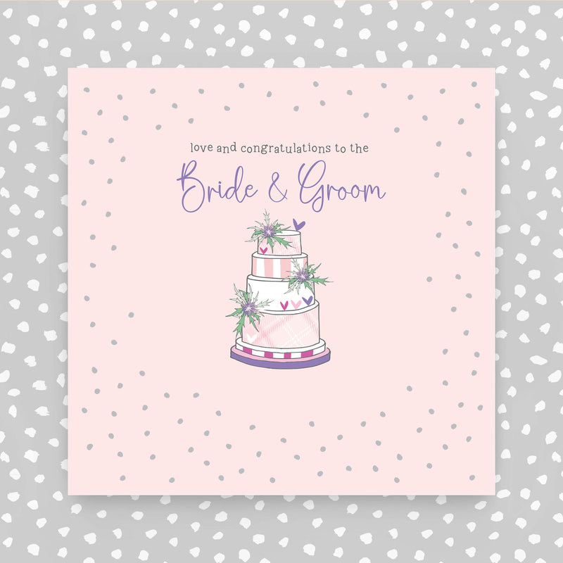 Scottish - Wee congratulations to the Bride & Groom greeting card (GR37)