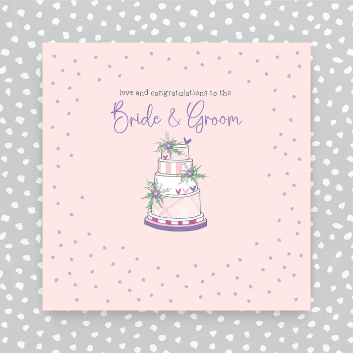 Scottish - Wee congratulations to the Bride & Groom greeting card (GR37)