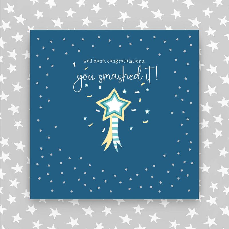 Well done, Congratulations, you smashed it Greeting Card (GR71)