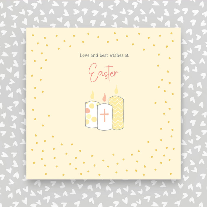 Love and best wishes at Easter - Candles (GR94)
