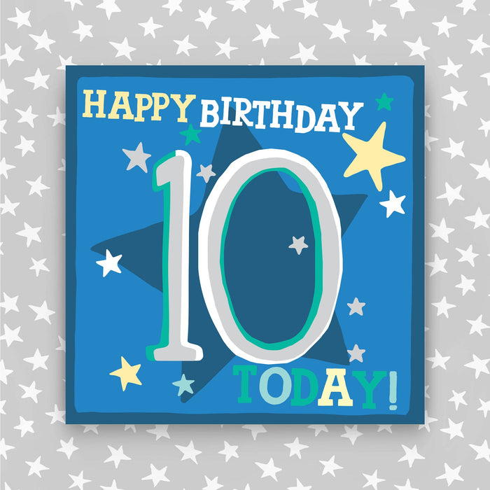 Boy Aged 10 Birthday Card (HH10)