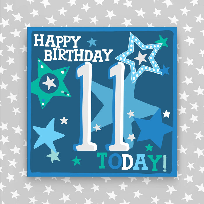 Boy Aged 11 Birthday Card (HH11)