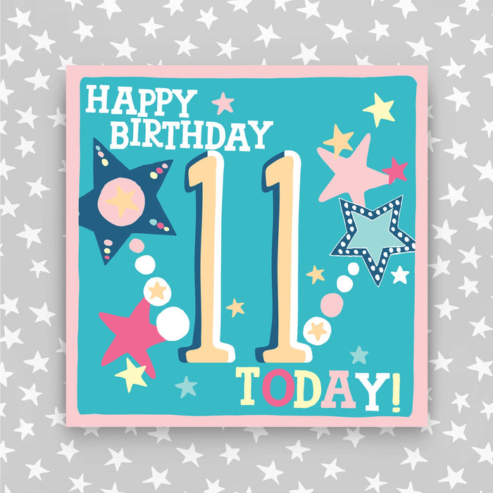 Girl Aged 11 Birthday Card (HH38)