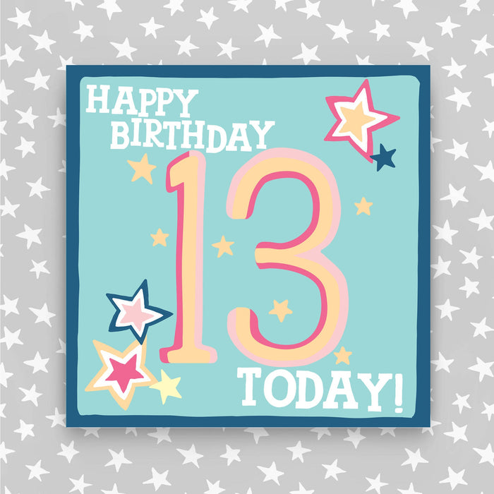 Girl Aged 13 Birthday Card (HH40)