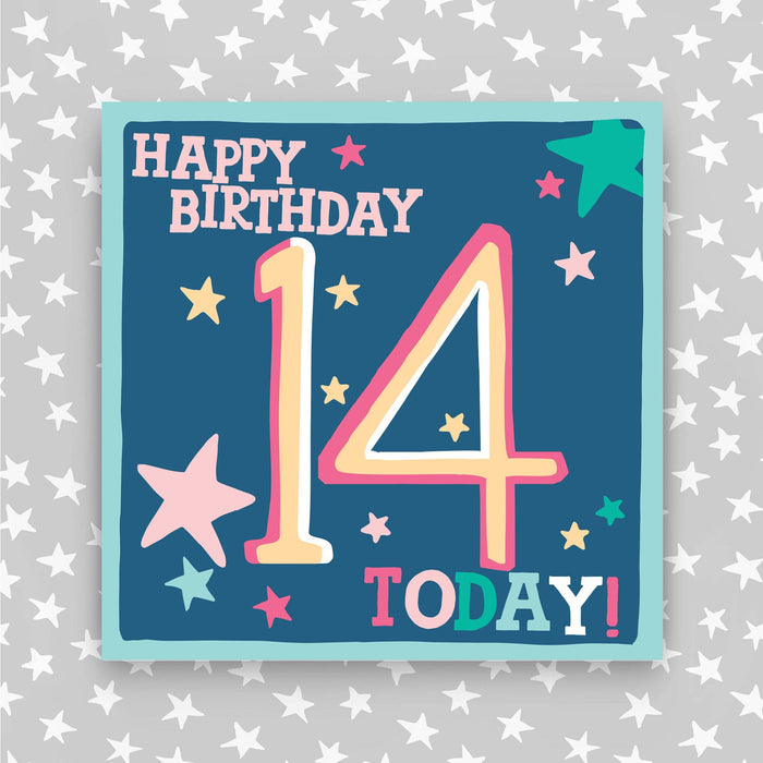 Girl Aged 14 Birthday Card (HH41)