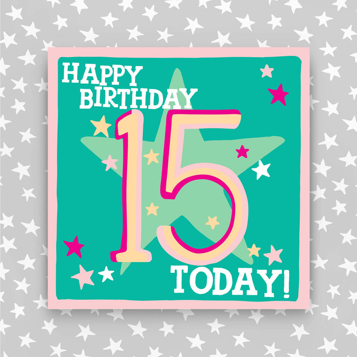 Girl Aged 15 Birthday Card (HH42)