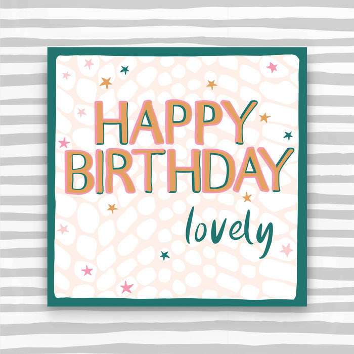 Happy Birthday - lovely greeting card (HH65)