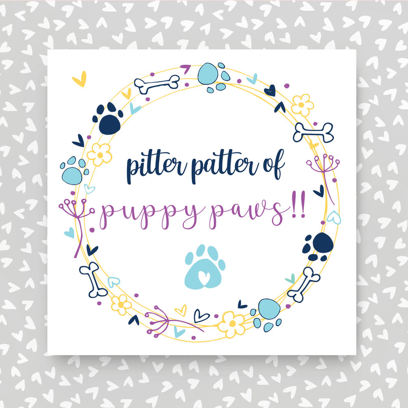 New Puppy Greeting Card (HS89)