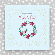 Happy Christmas Mum and Dad - Large greeting card (LGR01)