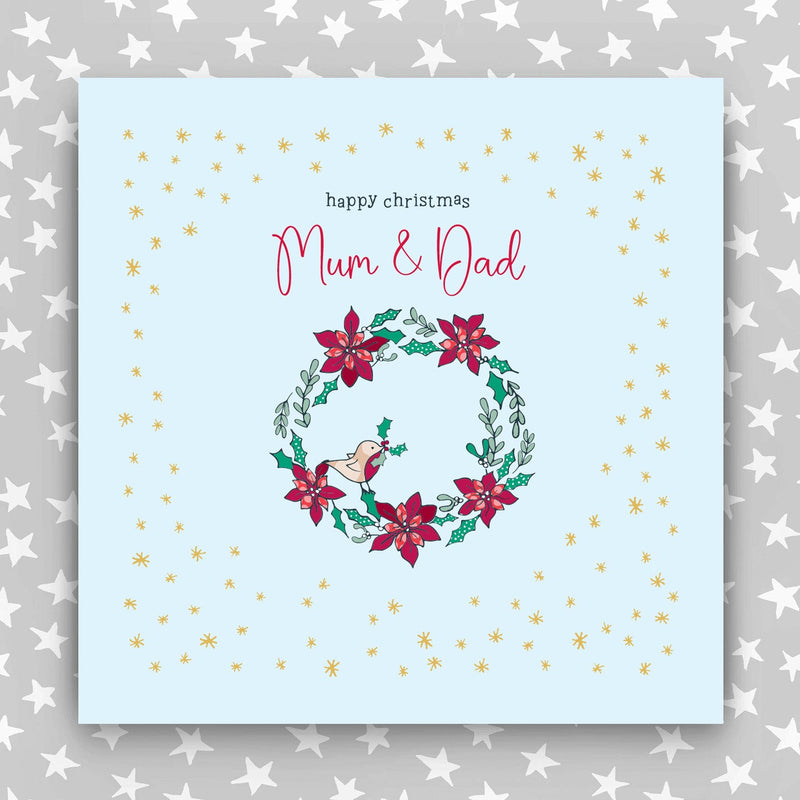 Happy Christmas Mum and Dad - Large greeting card (LGR01)