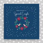 Happy Christmas to a Special Couple - Large greeting card (LGR11)