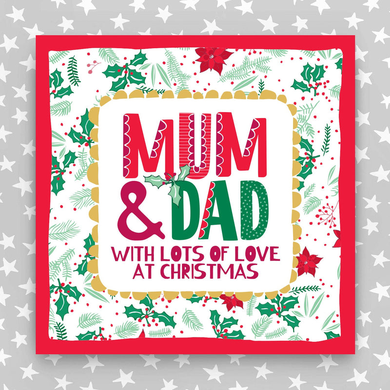 Large Mum & Dad Christmas Card (LXTF01)