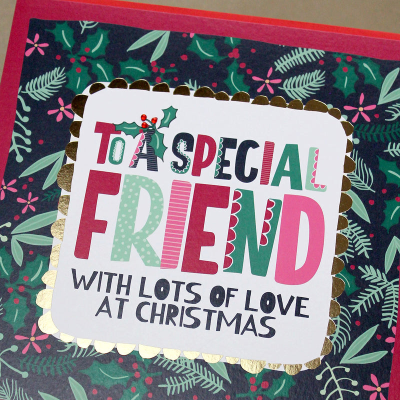 Large Christmas Card To a Special Friend (LXTF09)