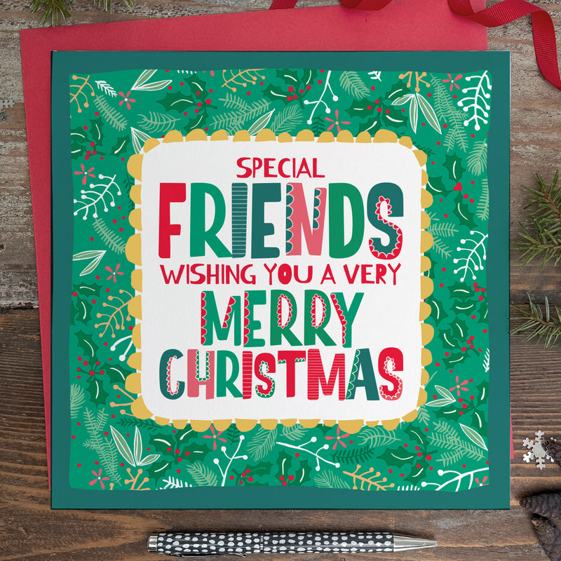 Large Christmas Card To a Special Friends (LXTF10)