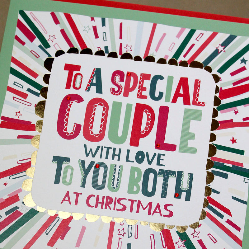 Large Christmas Card To a To a Special Couple (LXTF11)