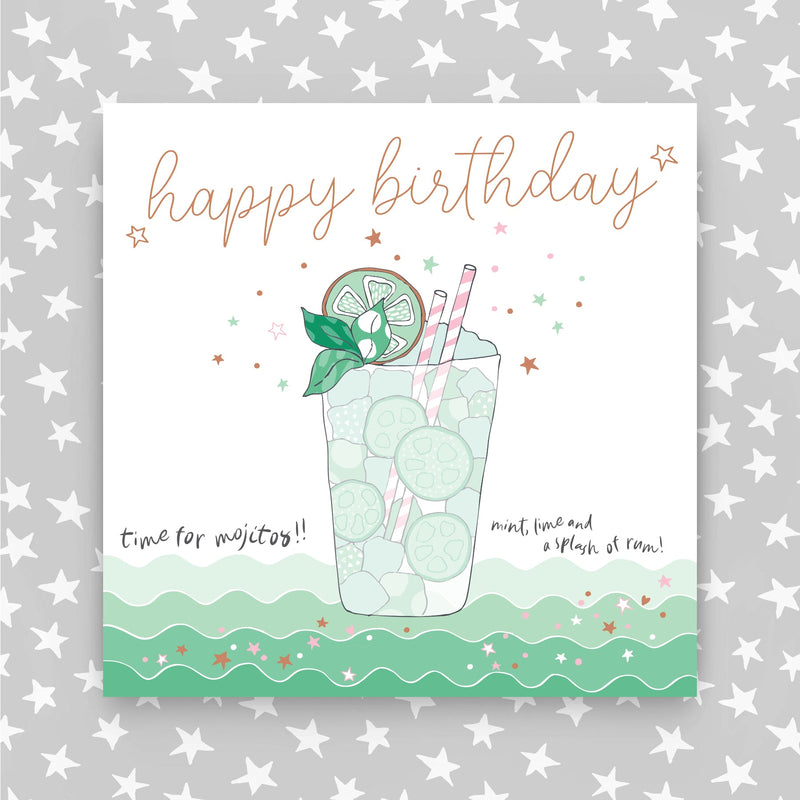 Happy Birthday Time for Mojitos Greeting Card (MA04)