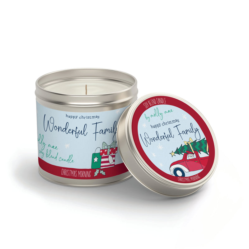 Wonderful family - Christmas morning Scented Candle (MMCAN18)