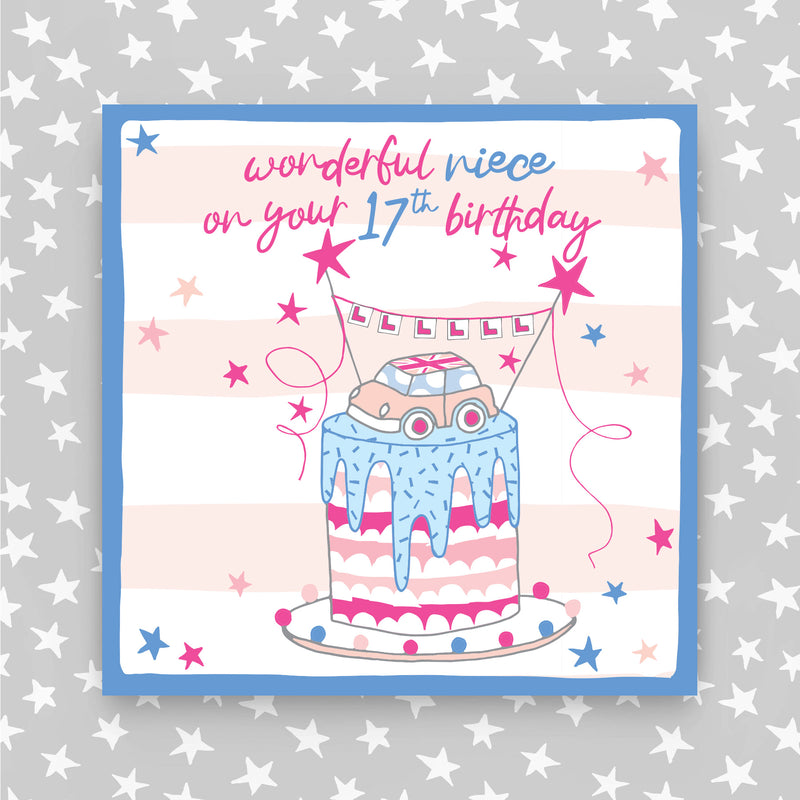 17th Birthday Greeting Card - Niece (NPH105)