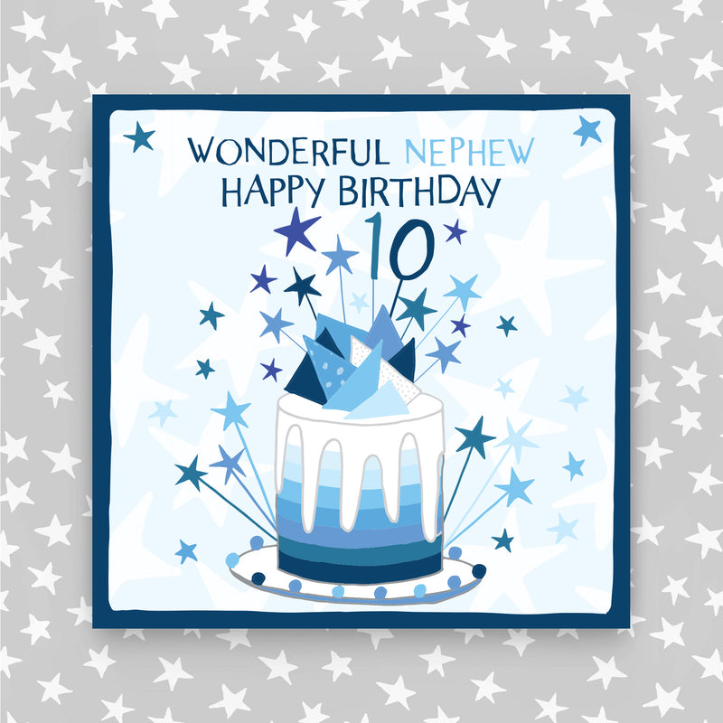 10th Birthday Greeting Card - Nephew (NPH30)
