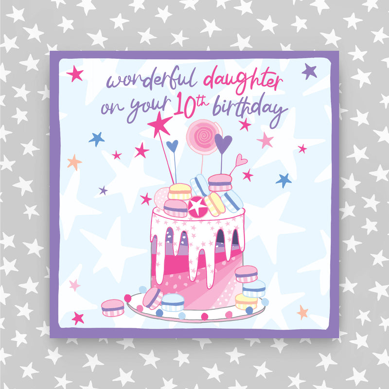 10th Birthday Greeting Card - Daughter (NPH82)